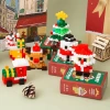 Christmas gift building block assembly, educational toy assembly, small particles, Children's Day creative small decorative items for students Application Scenario